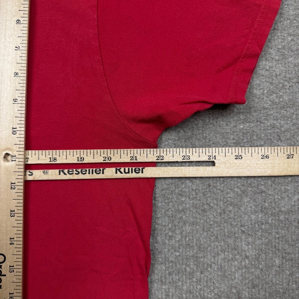 Columbia Mens Shirt Red Large Short Sleeve Outdoor Outdoor Adult Fishing Hiking - Picture 5 of 7